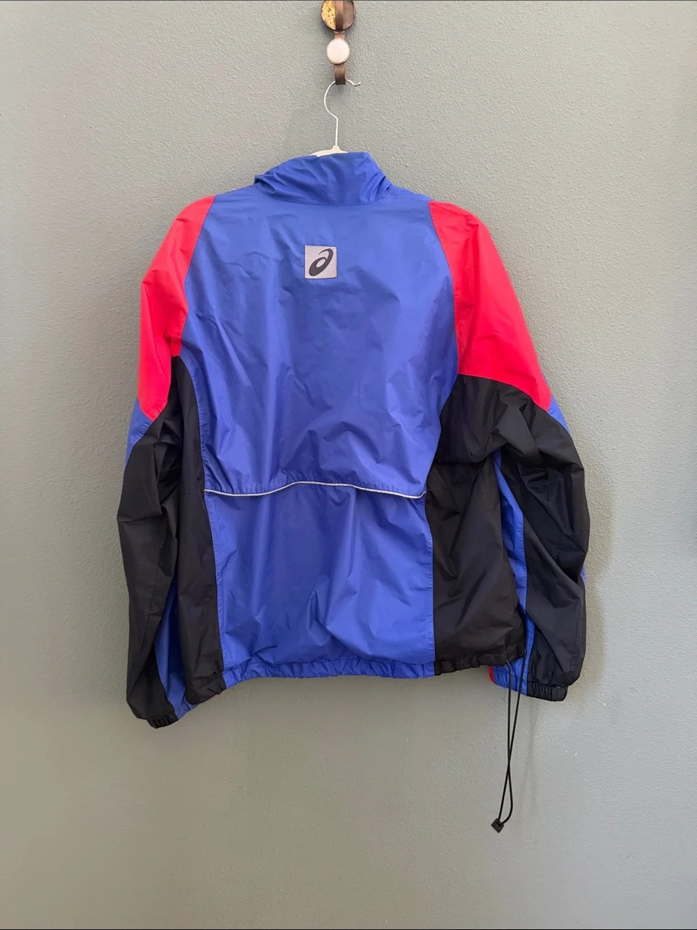 Vintage Asics Sz L Windbreaker Mens Goretex Full Zip Lightweight Jacket 90s